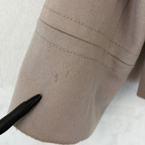 J.Crew Womens Taupe 100% Wool Thinsulate Pea Coat Jacket Size 12 17849 HO 09 - Picture 7 of 11